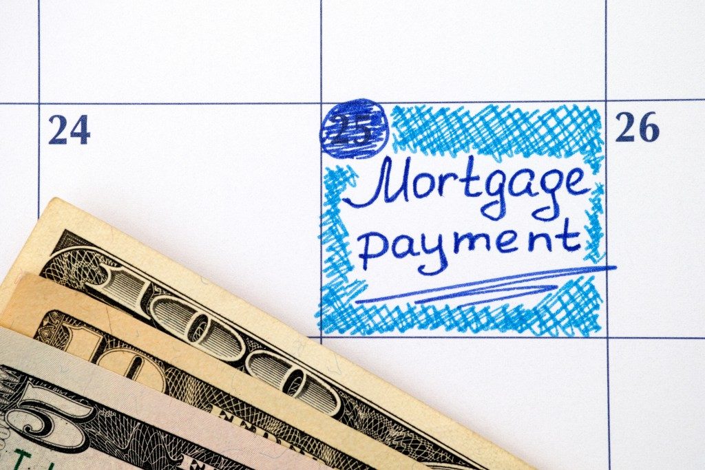 Reminder Mortgage Payment in calendar