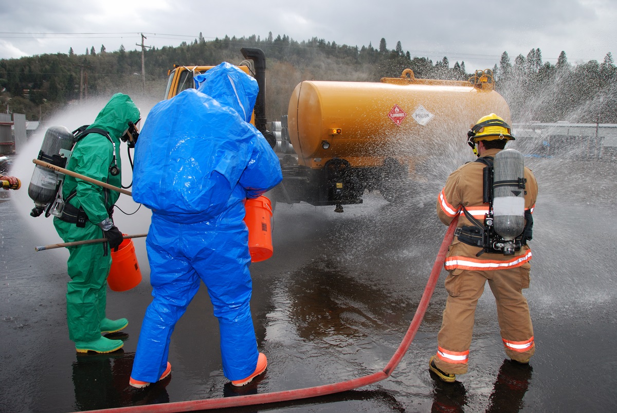 Cleaning hazardous spills