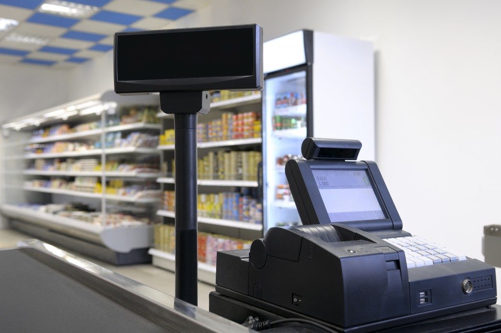 grocery cash register