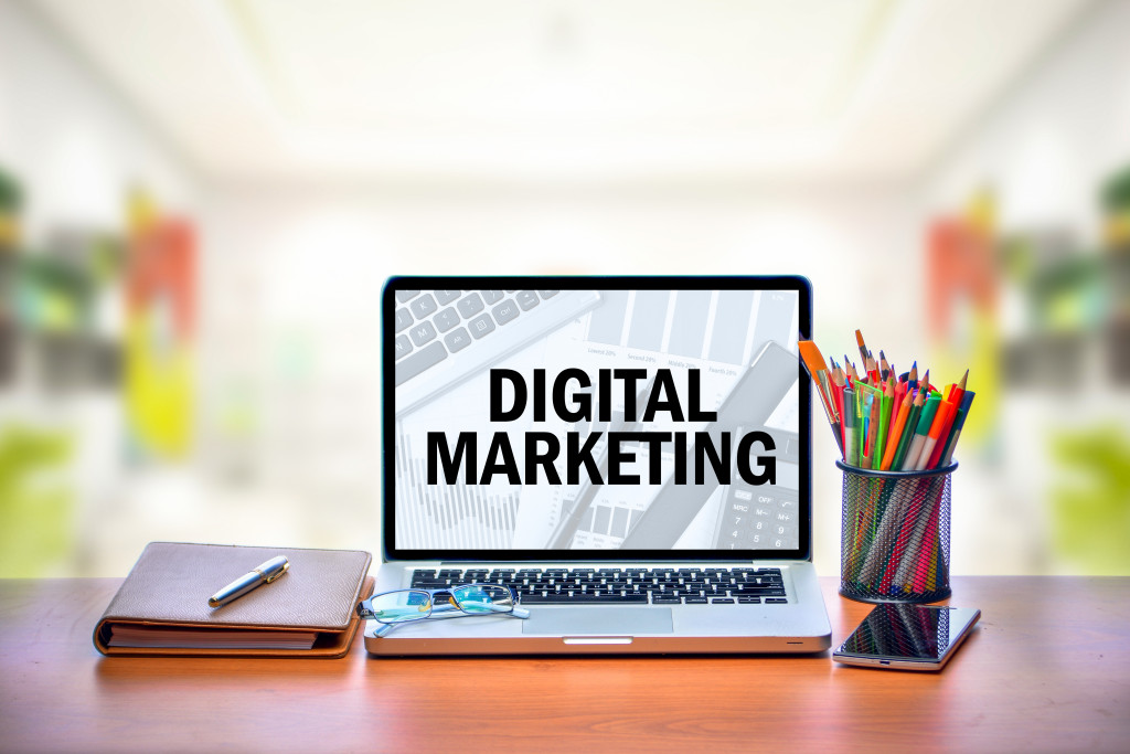 Digital marketing concept