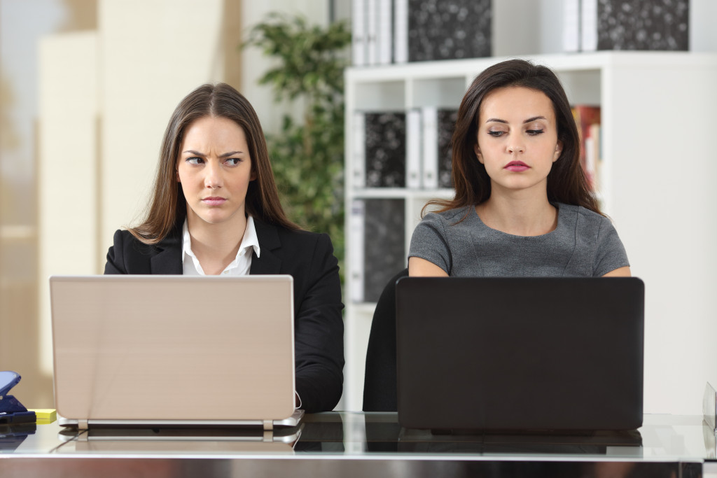 workplace conflict between two female employees